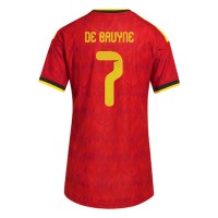 Stroje piłkarskie Belgia Kevin De Bruyne #7 Koszulka Podstawowej dla damskie MŚ 2026 Krótki Rękaw